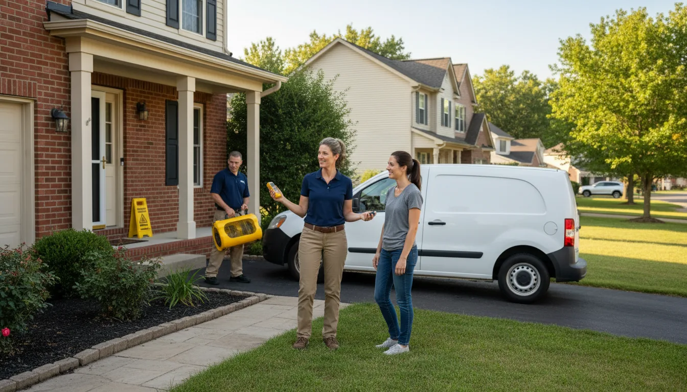 Water restoration image for Water Damage & Restoration Services in Des Moines, IA